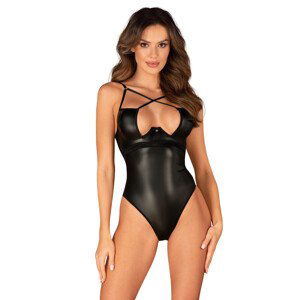 Elegantní body Norides teddy - Obsessive XS/S Černá