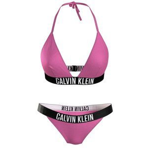 Dámské plavky Calvin Klein KW0KW02387 + KW0KW02392 M RůžováP