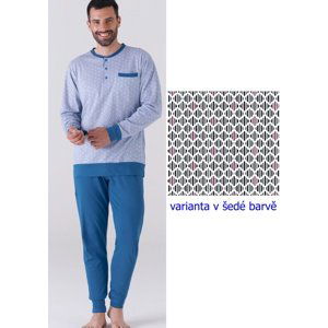 Pánské pyžamo KARELPIU KC6182 L Modrá