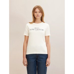 Dámské tričko  Tom Tailor  bílé - S