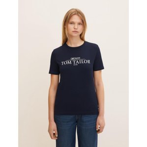 Dámské tričko  Tom Tailor  modré - XS