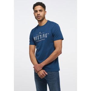 Pánské tričko  MUSTANG  modré - XXL