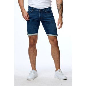 Pánské kraťasy  CROSS JEANS Leom modré - 36