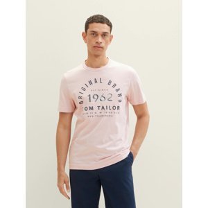 Pánské tričko Tom Tailor růžové - XXL