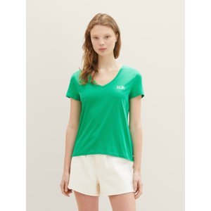 Dámské tričko  Tom Tailor  zelené - XS