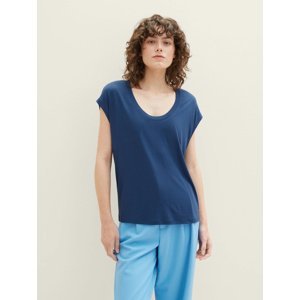 Dámské tričko  Tom Tailor  modré - XS