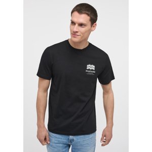 Pánské tričko  MUSTANG  černé - XL