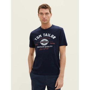 Pánské tričko  Tom Tailor  modré - M