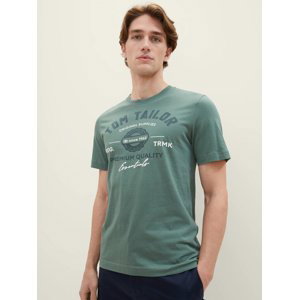 Pánské tričko  Tom Tailor  zelené - L