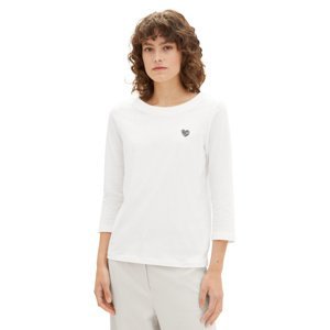 Dámské tričko d.r. TOM TAILOR bílé-XL