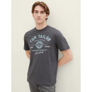 Pánské tričko  Tom Tailor  šedé - 3XL
