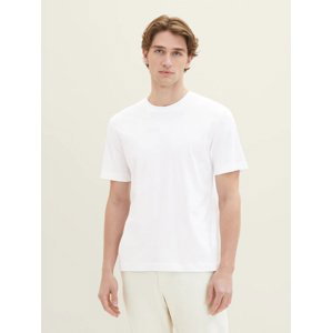 Pánské tričko 2-PACK Tom Tailor  bílé - 3XL