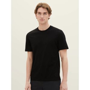 Pánské tričko 2-PACK Tom Tailor  černé - S