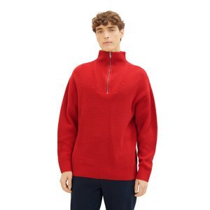 Pánský svetr TOM TAILOR červený-XL