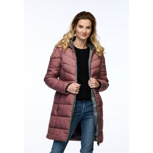 Dámský zimní kabát NEW VIEW růžový-XS
