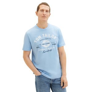 Pánské tričko k.r. TOM TAILOR modré-XXL