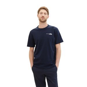 Pánské tričko k.r. TOM TAILOR modré-3XL