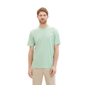 Pánské tričko k.r. TOM TAILOR zelené-3XL