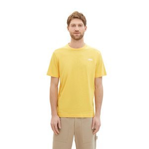 Pánské tričko k.r. TOM TAILOR žluté-M