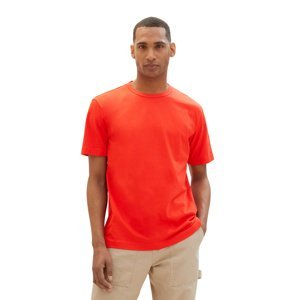 Pánské tričko k.r. TOM TAILOR červené-XL
