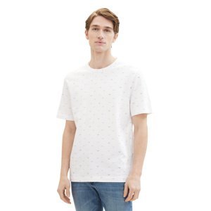 Pánské tričko k.r. TOM TAILOR bílé-M