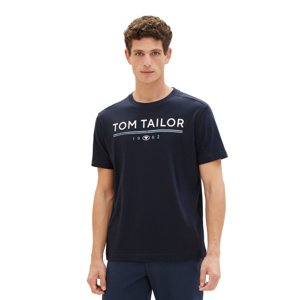 Pánské tričko k.r. TOM TAILOR modré-3XL