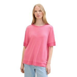 Dámské tričko k.r. TOM TAILOR růžové-L