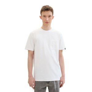 Pánské tričko k.r. TOM TAILOR bílé-L