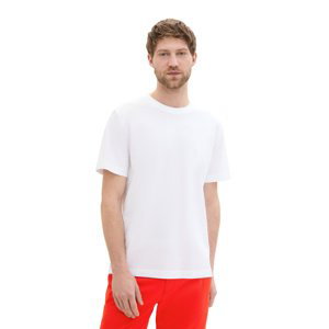 Pánské tričko k.r. TOM TAUILOR bílé-XL