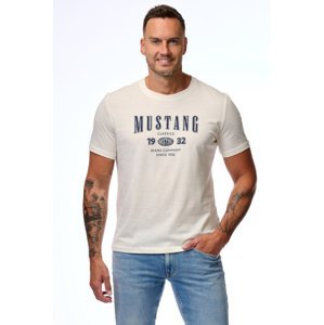 Pánské tričko k.r. MUSTANG bílé-3XL