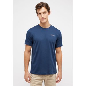 Pánské tričko k.r. MUSTANG modré-3XL