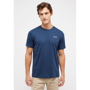 Pánské tričko k.r. MUSTANG modré-L