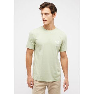 Pánské tričko k.r. MUSTANG zelené-XL
