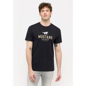 Pánské tričko k.r. MUSTANG černé-L