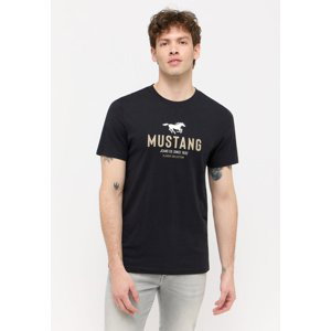 Pánské tričko k.r. MUSTANG černé-XL