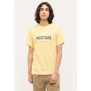 Pánské tričko k.r. MUSTANG žluté-XL