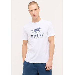 Pánské tričko k.r. MUSTANG bílé-L