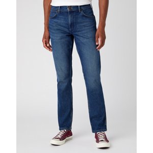 Pánské džíny WRANGLER Greensboro klasicky modré - seprané-33/34