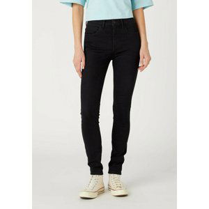 Dámské džíny WRANGLER High Skinny černé-27/30