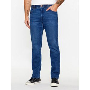 Pánské džíny WRANGLER Greensboro klasicky modré-seprané-34/34