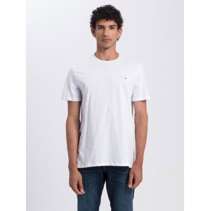 Pánské tričko k.r. CROSS JEANS bílé-XL