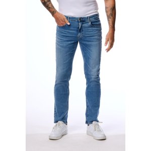 Pánské džíny CROSS JEANS Trammer středně modré-seprané-33/36