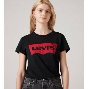 Dámské tričko k.r. LEVI'S černé-XXS