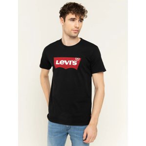 Pánské tričko k.r. LEVI'S černé-L