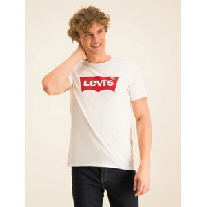 Pánské tričko k.r. LEVI'S bílé-L