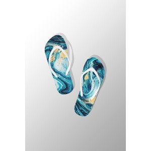 UTOPY Žabky Turquois Ardency Velikost: L