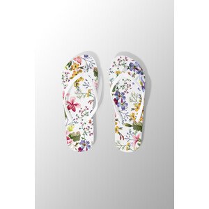 UTOPY Žabky Flower White Velikost: L