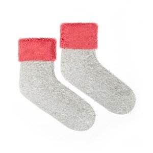 Vlněné ponožky Vlnáč Kožich růžový Fusakle