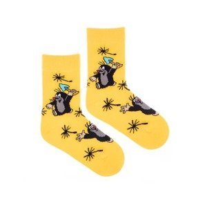 Dětské ponožky Krtek žltý Fusakle