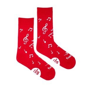 Ponožky Viva musica červené 21 Fusakle